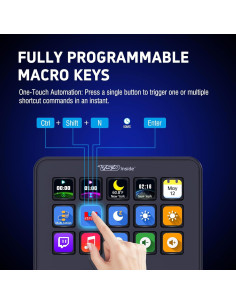 Teclado Macro VSDinside M18 USB Personalizable 18 Teclas 2