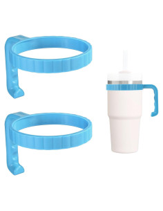 Mango de Vaso PEUTIER para Stanley 14oz Quencher Azul - 2 Piezas