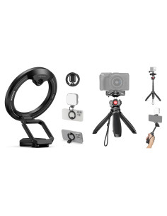 Soporte Trípode Magnético NEEWER TP38 para Teléfonos y Cámaras