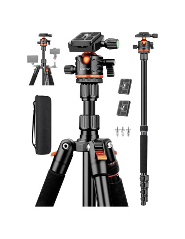 Trípode Profesional Victiv 200 cm para Cámara DSLR y Monopod