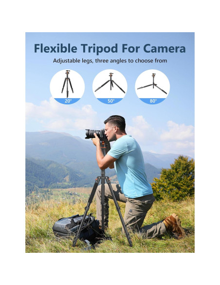 Trípode Profesional Victiv 200 cm para Cámara DSLR y Monopod