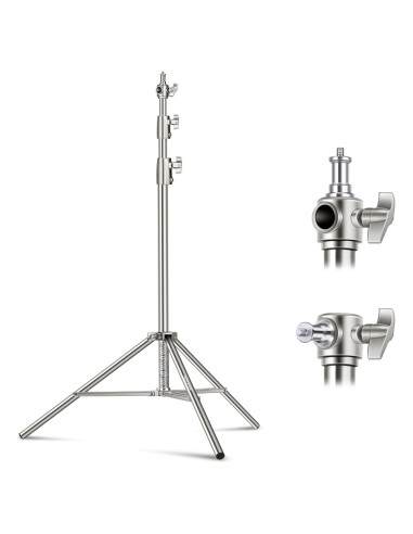 Soporte de Luz NEEWER ST-280SS 2.8m Acero Inoxidable Ajustable