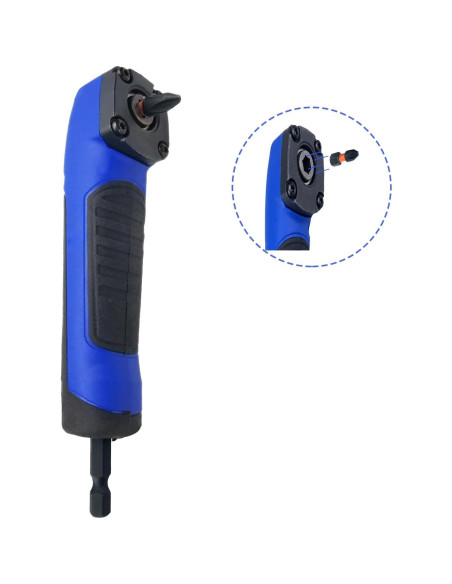 Adaptador de Taladro en Ángulo Recto MJFUNTXY 90 Azul