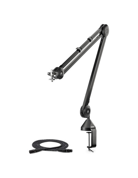 Brazo de Estudio Rode PSA1 con Cable XLR y Paño StreamEye