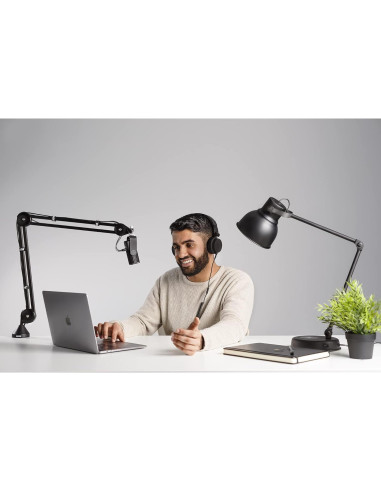 Brazo de Estudio Rode PSA1 con Cable XLR y Paño StreamEye