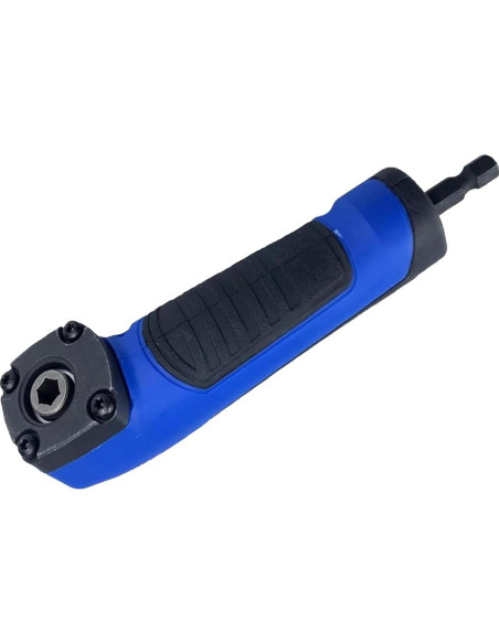 Adaptador de Taladro en Ángulo Recto MJFUNTXY 90 Azul