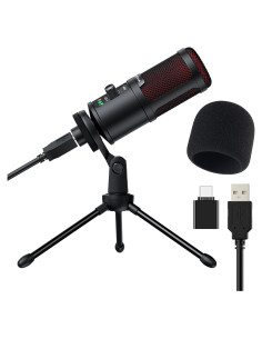 Micrófono USB OTHA 192kHz/24Bit con Trípode para PC