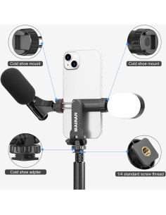 Soporte de Trípode para Teléfono MAIRAN con Rotación 360 2