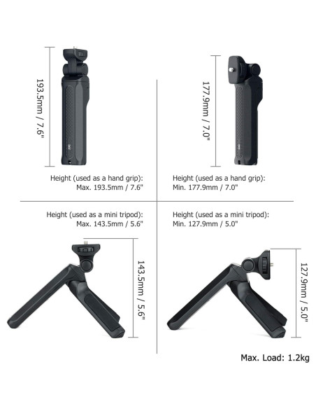 Trípode Mini de Agarre Jinjiacheng para Cámaras Sin Espejo