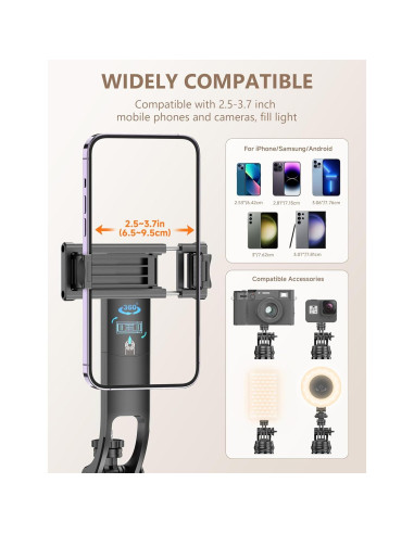 Bastón de Selfie Trípode 71" SHENZHEN con Control Remoto