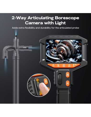 Cámara Borescopio Articulada WANAWONG 1.68m HD IP67