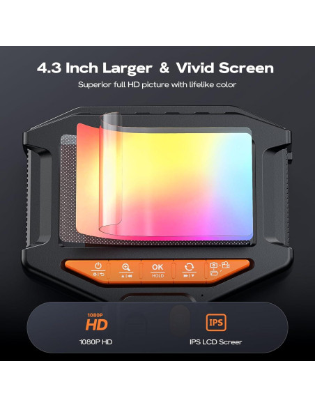 Cámara Borescopio Articulada WANAWONG 1.68m HD IP67