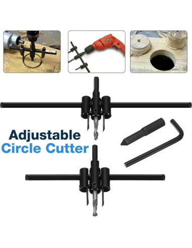 Sierra de Corona Ajustable Boxonly 30-120mm para Madera