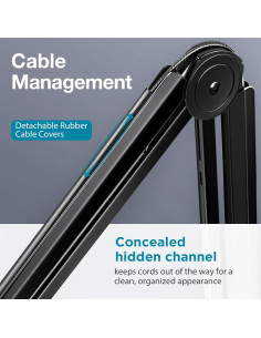 Soporte de Micrófono InnoGear con Gestión de Cables y Adaptadores 2