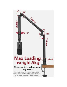 Soporte de Brazo Articulado para Cámara Reflex 107cm 2