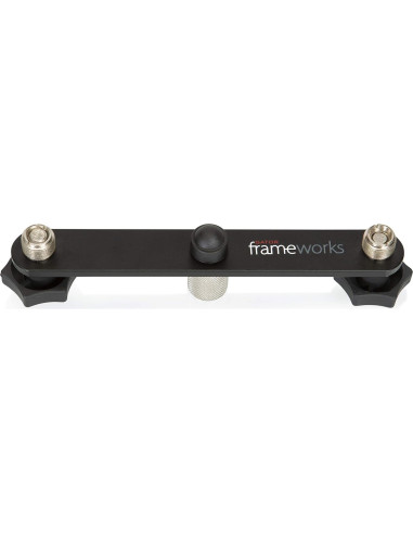 Barra de Montaje Doble de Micrófono Gator Frameworks GFWMIC1TO2