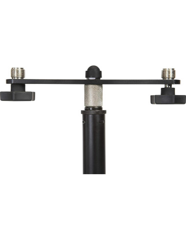Barra de Montaje Doble de Micrófono Gator Frameworks GFWMIC1TO2