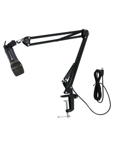 Micrófono USB Rockville Z-Stream + Brazo Ajustable Audio Technica