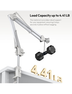 Montaje de Trípode ULANZI TH04 con Brazo Flexible 910mm 2