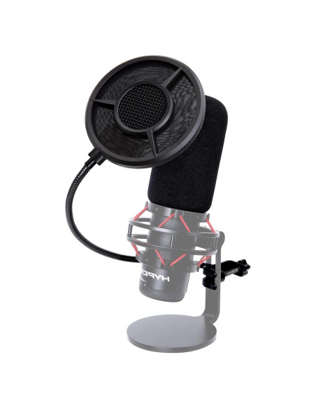 Filtro Pop Sunmon 6 Capas para Micrófono HyperX QuadCast