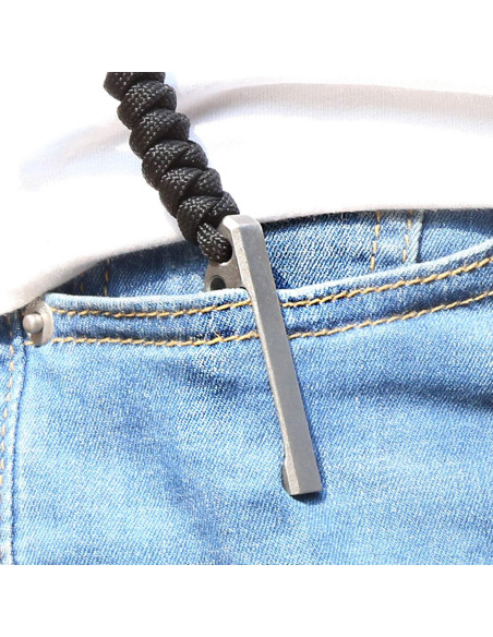 Barra de Palanca Multifuncional Fanycs Titanio Azul 118mm