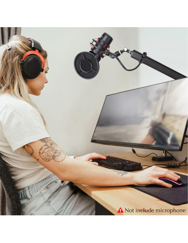 Filtro Pop Sunmon 6 Capas para Micrófono HyperX QuadCast