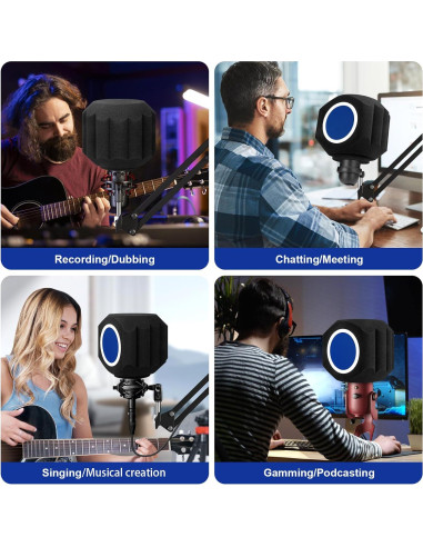 Filtro de Pop Aislante Acústico para Micrófono 200g