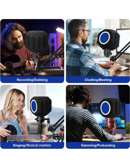 Filtro de Pop Aislante Acústico para Micrófono 200g