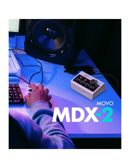 Kit de Podcast Movo PodPro-A con 2 Micrófonos y Soportes