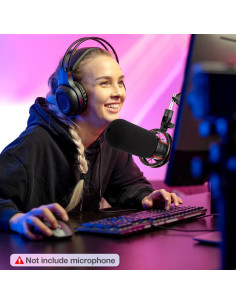 Filtro Pop SUNMON para Micrófono HyperX QuadCast - Espuma Reductora de Ruido 2