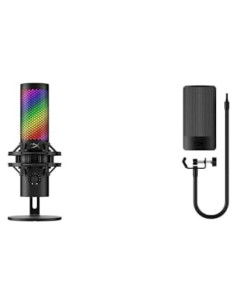 Micrófono USB HyperX QuadCast 2 S con Filtro Antipop - Negro