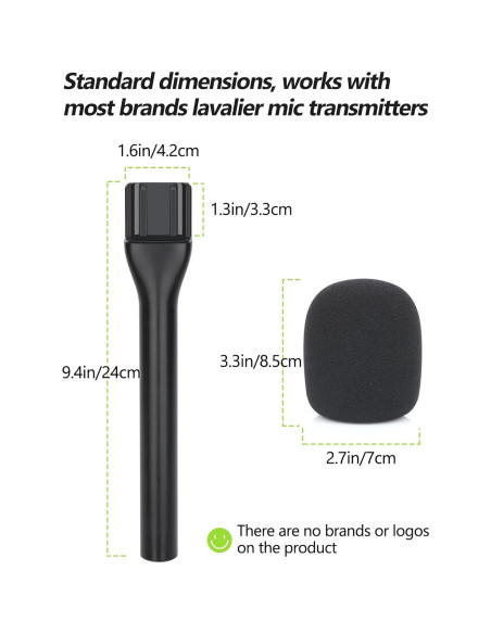 Adaptador de Micrófono de Entrevista Youshares para Rode Wireless Go II/Pro/ME