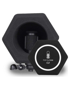 Bola de Aislamiento de Micrófono Profesional - Reducción de Ruido y Filtro Antipop