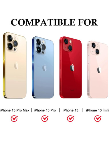 Cubierta de Cámara para iPhone 13 MakLuen Plata - Protección Privacidad