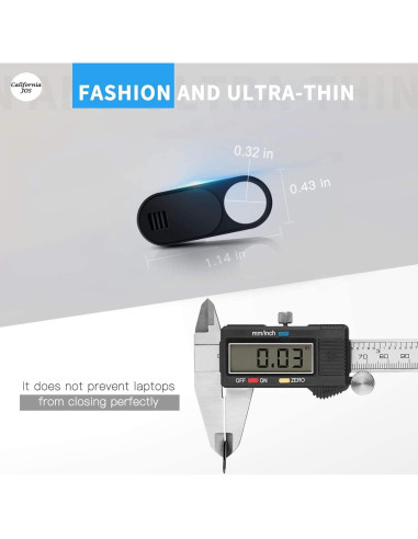 Cubierta Deslizante Ultra Fina JOS para Cámara Tesla Model 3/Y