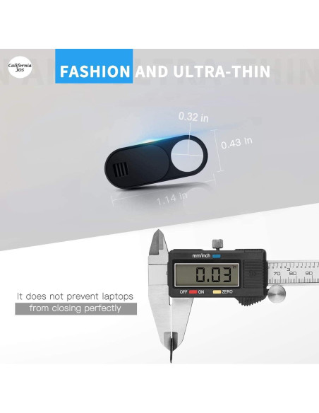 Cubierta Deslizante Ultra Fina JOS para Cámara Tesla Model 3/Y