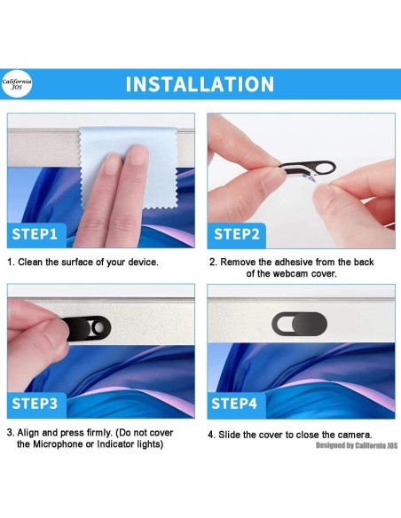 Cubierta Deslizante Ultra Fina JOS para Cámara Tesla Model 3/Y