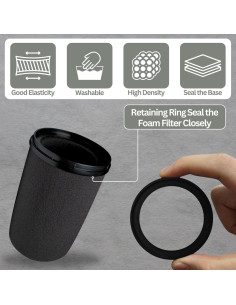 Cubierta de micrófono y anillo de retención RhymKawa SM7B 2