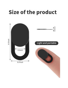 Paquete de 8 Cubiertas Deslizantes para Webcam ALIANSHENG - Protección Privacidad 2
