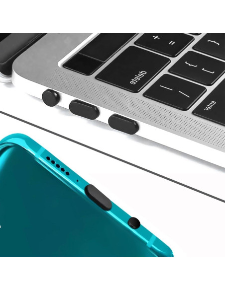 40 Tapas de Silicona Antipolvo OPSFALCON para Puertos USB y Más
