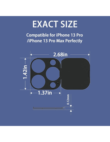 Cubierta de Lente de Cámara EYSOFT para iPhone 13 Pro/Max