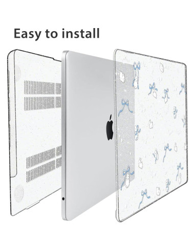 Funda Dura HOHAIYOO para MacBook Air 15" M4 M3 M2 Liquid Retina