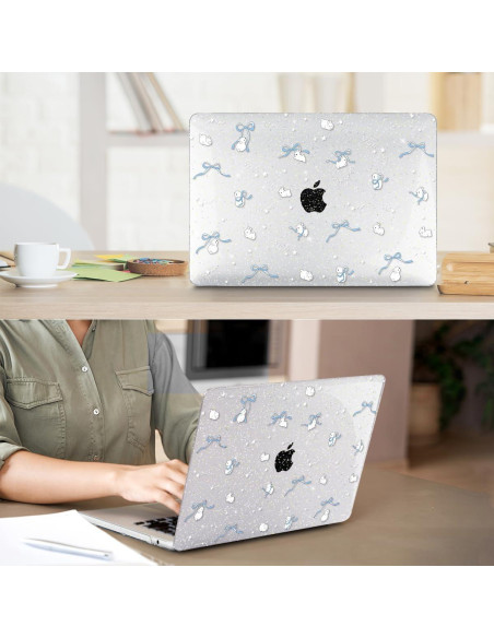 Funda Dura HOHAIYOO para MacBook Air 15" M4 M3 M2 Liquid Retina