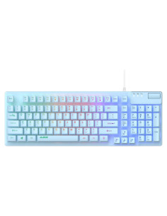 Teclado mecánico con cable Ajazz AF981 retroiluminado azul