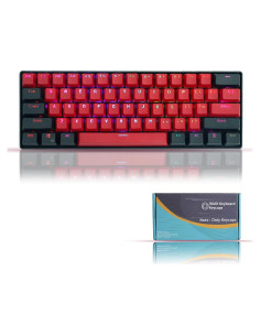 Conjunto de 61 Teclas PBT IOAOI para Teclados Mecánicos - Rojo y Negro