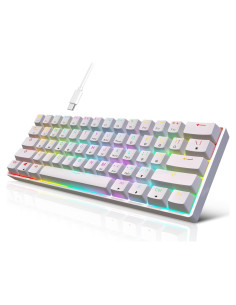 Teclado Mecánico Gaming Targeal 60% 61 Teclas RGB Programable