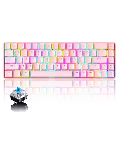 Combo Teclado Mecánico Gaming y Ratón LexonElec 68 Teclas RGB Combo Teclado Mecánico Gaming y Ratón LexonElec 68 Teclas RGB