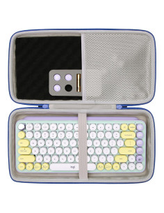 Funda LTGEM para Teclado Mecánico Logitech POP Keys Púrpura