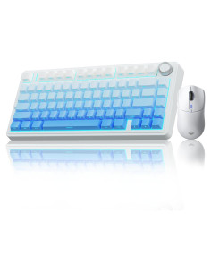 Combo Teclado Mecánico Inalámbrico AULA F75 Pro + Ratón SC580