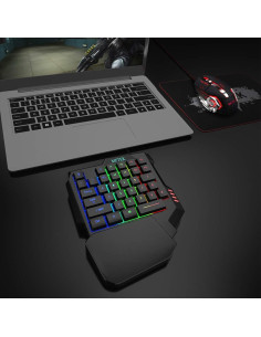 Combo Teclado y Ratón Gaming MFTEK con Retroiluminación RGB 2